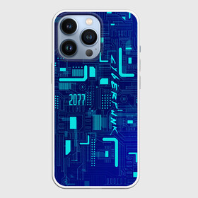 Чехол для iPhone 13 Pro с принтом Киберпанк Зима 2022 в городе Новоалтайск,  |  | импульсы | киберпанк | минимализм | полосы | схемы