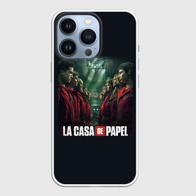 Чехол для iPhone 13 Pro с принтом ПЕРСОНАЖИ БУМАЖНЫЙ ДОМ   LA CASA DE PAPEL в городе Новоалтайск,  |  | Тематика изображения на принте: bella ciao | la casa de papel | бумажный дом | ла каса де | ла каса де папель | ла каса де пепел | лакаса | сериал | фильм