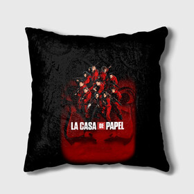 Подушка 3D с принтом ГЕРОИ СЕРИАЛА БУМАЖНЫЙ ДОМ - LA CASA DE PAPEL в городе Новоалтайск, наволочка – 100% полиэстер, наполнитель – холлофайбер (легкий наполнитель, не вызывает аллергию). | состоит из подушки и наволочки. Наволочка на молнии, легко снимается для стирки | bella ciao | la casa de papel | бумажный дом | ла каса де | ла каса де папель | ла каса де пепел | лакаса | сериал | фильм