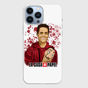 Чехол для iPhone 13 Pro Max с принтом ГРАБИТЕЛЬ БУМАЖНЫЙ ДОМ   LA CASA DE PAPEL в городе Новоалтайск,  |  | Тематика изображения на принте: bella ciao | la casa de papel | бумажный дом | ла каса де | ла каса де папель | ла каса де пепел | лакаса | сериал | фильм