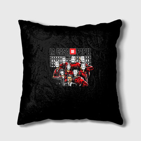 Подушка 3D с принтом LA CASA DE PAPEL BELLA CIAO - СЕРИАЛ БУМАЖНЫЙ ДОМ в городе Новоалтайск, наволочка – 100% полиэстер, наполнитель – холлофайбер (легкий наполнитель, не вызывает аллергию). | состоит из подушки и наволочки. Наволочка на молнии, легко снимается для стирки | Тематика изображения на принте: bella ciao | la casa de papel | бумажный дом | ла каса де | ла каса де папель | ла каса де пепел | лакаса | сериал | фильм