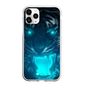 Чехол для iPhone 11 Pro матовый с принтом Неоновый водяной тигр 2022 в городе Новоалтайск, Силикон |  | 2022 | водяной тигр | неон | новый год | тигр