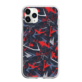 Чехол для iPhone 11 Pro матовый с принтом Геометрия паттерн / Geometry pattern в городе Новоалтайск, Силикон |  | geometry | urban | абстракция | брызги | геометрия | треугольник | уличный