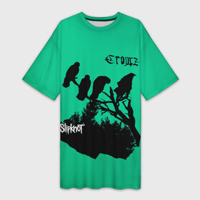 Платье-футболка 3D с принтом Crowz  Slipknot в городе Новоалтайск,  |  | Тематика изображения на принте: slipknot | алессандро вентурелла | альбом | джей вайнберг | джеймс рут | кори тейлор | крис фен | крэйг джонс | метал | мик томсон | музыка | петля | рок группа | сид уилсон | скользящий узел | слайпкнот
