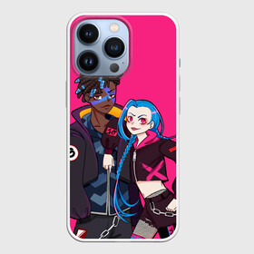 Чехол для iPhone 13 Pro с принтом Ekko and Jinx в городе Новоалтайск,  |  | Тематика изображения на принте: arcane | jinx | league of legends | lol | moba | аркейн | джинкс | жинкс | лига легенд | лол | моба