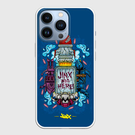 Чехол для iPhone 13 Pro с принтом Jinx was here Art в городе Новоалтайск,  |  | Тематика изображения на принте: arcane | jinx | league of legends | lol | moba | аркейн | джинкс | жинкс | лига легенд | лол | моба