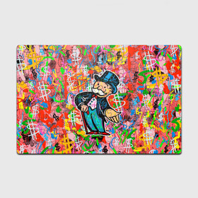 Головоломка Пазл магнитный 126 элементов с принтом Alec Monopoly Капиталист Граффити в городе Новоалтайск, полимерный материал с магнитным слоем | 126 деталей, размер изделия —  180*270 мм | alec monopoly | art | capitalist | graffiti | money | retro | street style | urban style | алек монополи | арт | граффити | деньги | доллар | искусство | капиталист | кляксы | миллионер | монополия | ретро | рисунки | современное искусст