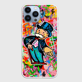 Чехол для iPhone 13 Pro Max с принтом Alec Monopoly Капиталист Граффити в городе Новоалтайск,  |  | alec monopoly | art | capitalist | graffiti | money | retro | street style | urban style | алек монополи | арт | граффити | деньги | доллар | искусство | капиталист | кляксы | миллионер | монополия | ретро | рисунки | современное искусст