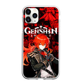Чехол для iPhone 11 Pro матовый с принтом GENSHIN IMPACT DILUC ГЕНШИН ИМПАКТ ДИЛЮК в городе Новоалтайск, Силикон |  | Тематика изображения на принте: anime | character | diluc | game | genshin impact | аниме | геншин импакт | дилюк | игра | персонаж | персонажи
