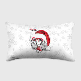 Подушка 3D антистресс с принтом Happy Christmas кокер спаниель в городе Новоалтайск, наволочка — 100% полиэстер, наполнитель — вспененный полистирол | состоит из подушки и наволочки на молнии | american | cap | christmas | cocker spaniel | happy christmas | knitted scarf | new year | purebred dog | red | santa claus | snowflakes | американский | вязаный шарф | кокер спаниель | колпак | красные | новый год | очки | породистая собака | р