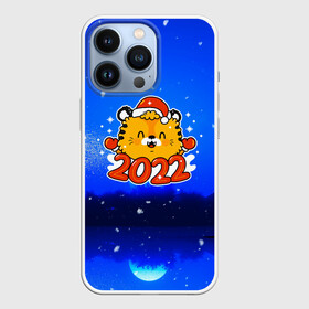 Чехол для iPhone 13 Pro с принтом Год тигра 2022 Ночной закат. в городе Новоалтайск,  |  | Тематика изображения на принте: 2022 | merry christmas | год тигра | зима близко | нг | новогодний | новогодний тигр | новогодняя символика | новый год | новый год 2022 | рождество | символ 2022 года | снег | снежинки | тигр