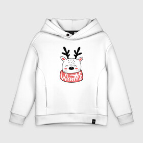 Детское худи Oversize хлопок с принтом Pinguin | Be jolly в городе Новоалтайск, френч-терри — 70% хлопок, 30% полиэстер. Мягкий теплый начес внутри —100% хлопок | боковые карманы, эластичные манжеты и нижняя кромка, капюшон на магнитной кнопке | 2022 | 2022 год | happy new year | santa | год тигра | дед мороз | каникулы | мороз | новогодний свитер | новый год | новый год 2022 | новый год тигра | оливье | праздник | рождество | санта клаус | свитер новогодний