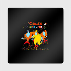 Магнит виниловый Квадрат с принтом A Kind of Magic   Queen в городе Новоалтайск, полимерный материал с магнитным слоем | размер 9*9 см, закругленные углы | dont stop me now | freddie mercury | i want to break free | made | queen | quen | the show must go on | we are the champions | богемская рапсодия | глэм | квин | королева | куин | меркури | музыкант | мэркури | певец | песня | поп | рок группа | фаррух бу