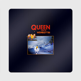Магнит виниловый Квадрат с принтом Queen    Live at Wembley 86 в городе Новоалтайск, полимерный материал с магнитным слоем | размер 9*9 см, закругленные углы | Тематика изображения на принте: freddie mercury | paul rodgers | queen | quen | альбом | брайан мэй | глэм | джон дикон | квин | королева | куин | меркури | меркьюри | музыкант | мэркури | певец | песня | поп | роджер тейлор | рок группа | фаррух булсара
