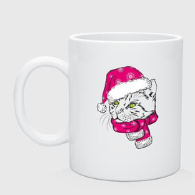Кружка керамическая с принтом Christmas family Kitty в городе Новоалтайск, керамика | объем — 330 мл, диаметр — 80 мм. Принт наносится на бока кружки, можно сделать два разных изображения | Тематика изображения на принте: 2022 | 2022 год | family look | happy new year | santa | год тигра | дед мороз | каникулы | мороз | новогодний свитер | новый год | новый год 2022 | новый год тигра | оливье | праздник | рождество | санта клаус
