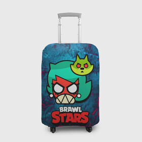 Чехол для чемодана 3D с принтом Злая Лола Brawl Stars в городе Новоалтайск, 86% полиэфир, 14% спандекс | двустороннее нанесение принта, прорези для ручек и колес | brawl | brawl stars | brawlstars | lola | бравл | бравлстарс | лола | лоли | разрушитель