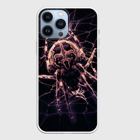 Чехол для iPhone 13 Pro Max с принтом Паук (neon) в городе Новоалтайск,  |  | Тематика изображения на принте: black | insect | neon | spider | tarantula | web | насекомое | неоновый | паук | паутина | тарантул | черный