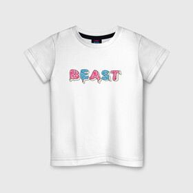 Детская футболка хлопок с принтом Mr Beast - Art 1 в городе Новоалтайск, 100% хлопок | круглый вырез горловины, полуприлегающий силуэт, длина до линии бедер | mr beast | youtube | арты | блогеры | мистер бист | ютуберы