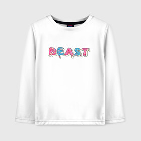 Детский лонгслив хлопок с принтом Mr Beast - Art 1 в городе Новоалтайск, 100% хлопок | круглый вырез горловины, полуприлегающий силуэт, длина до линии бедер | mr beast | youtube | арты | блогеры | мистер бист | ютуберы