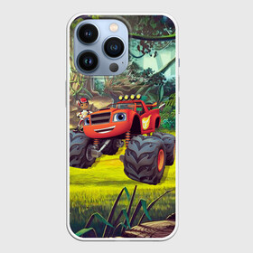 Чехол для iPhone 13 Pro с принтом Эй Джей и Вспыш в городе Новоалтайск,  |  | Тематика изображения на принте: blaze monster machines | вспыш | вспыш для детей | вспыш для ребенка | вспыш и чудомашинки | вспыш машинка | вспыш тачки | гонки в аксельсити | игрушка вспыш | крушила | монстр трак | мультики про машинки