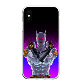 Чехол для iPhone XS Max матовый с принтом JOJO / KILLER QUEEN / КОРОЛЕВА УБИЙЦА / FIRE STYLE в городе Новоалтайск, Силикон | Область печати: задняя сторона чехла, без боковых панелей | adventure | fire | jojo | jojos bizarre | jojos bizarre adventure | killer queen | yare yare daze | аниме | джоджо | манга | огонь | яре яре дазе