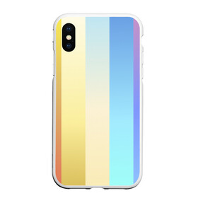 Чехол для iPhone XS Max матовый с принтом Полосатик в городе Новоалтайск, Силикон | Область печати: задняя сторона чехла, без боковых панелей | геосетри | градиент | линии | минимализм | полосы