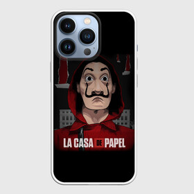 Чехол для iPhone 13 Pro с принтом БУМАЖНЫЙ ДОМ СЕРИАЛ | LA CASA DE PAPEL в городе Новоалтайск,  |  | bella ciao | la casa de papel | бумажный дом | ла каса де | ла каса де папель | ла каса де пепел | лакаса | сериал | фильм