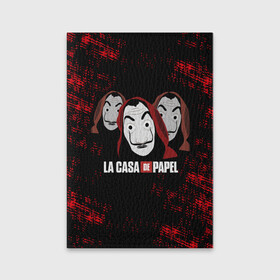 Обложка для паспорта матовая кожа с принтом БУМАЖНЫЙ ДОМ СЕРИАЛ LA CASA DE PAPEL BELLA CIAO в городе Новоалтайск, натуральная матовая кожа | размер 19,3 х 13,7 см; прозрачные пластиковые крепления | Тематика изображения на принте: bella ciao | la casa de papel | бумажный дом | ла каса де | ла каса де папель | ла каса де пепел | лакаса | сериал | фильм