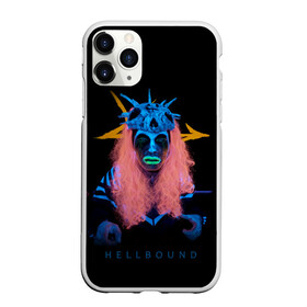 Чехол для iPhone 11 Pro Max матовый с принтом Hellbound остриё в городе Новоалтайск, Силикон |  | неон | остриё | персонаж | секта | стрим