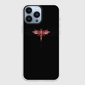 Чехол для iPhone 13 Pro Max с принтом Стрекоза Red Neon Theme в городе Новоалтайск,  |  | воздух | красные | крылья | лес | лето | насекомые | неон | неоновые рисунки | полет | природа | светящиеся | стрекоза