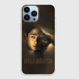 Чехол для iPhone 13 Pro Max с принтом Hellbound персонаж. в городе Новоалтайск,  |  | дым | монстор | надпись | название | персонаж