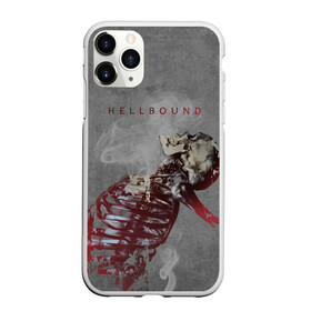Чехол для iPhone 11 Pro матовый с принтом Hellbound Новая истина в городе Новоалтайск, Силикон |  | дым | надпись | скелет | текстура
