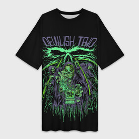 Платье-футболка 3D с принтом Devilish trio в городе Новоалтайск,  |  | develish trio | devilish trio | hip hop | rap | rep | девелишь трио | исполнители | исполнитель | музыка | реп