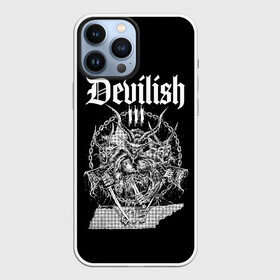 Чехол для iPhone 13 Pro Max с принтом Devilish trio 615 в городе Новоалтайск,  |  | develish trio | devilish trio | hip hop | rap | rep | девелишь трио | исполнители | исполнитель | музыка | реп
