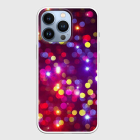 Чехол для iPhone 13 Pro с принтом ПРАЗДНИЧНЫЕ ОГОНЬКИ   НОВЫЙ ГОД 2022 в городе Новоалтайск,  |  | 2022 | beast | merry christmas | new year | red bow | santa hat | snow | tiger | winter | winter is coming | year of the tiger | год тигра | дед мороз | животные | звери | зверь | зима | зима 2022 | зима близко | новог | новогодни