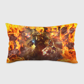 Подушка 3D антистресс с принтом CYBER DEMON IN FIRE | DOOM BOSS в городе Новоалтайск, наволочка — 100% полиэстер, наполнитель — вспененный полистирол | состоит из подушки и наволочки на молнии | bos | boss | cyber demon | cyberdemon | demons | devil | doom | doom eternal | doom slayer | fire | hell | in fire | slayer | ад | бос | босс | демон | демоны | дум | кибер демон | кибердемон