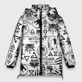 Женская зимняя куртка Oversize с принтом THE WITCHER LOGOBOMBING ЧЁРНО БЕЛЫЙ | ВЕДЬМАК ПАТТЕРН в городе Новоалтайск, верх — 100% полиэстер; подкладка — 100% полиэстер; утеплитель — 100% полиэстер | длина ниже бедра, силуэт Оверсайз. Есть воротник-стойка, отстегивающийся капюшон и ветрозащитная планка. 

Боковые карманы с листочкой на кнопках и внутренний карман на молнии | geralt | the witcher | the witcher wild hunt | witcher | wolf | аард | аксий | белый волк | ведьмак | ведьмак 3 | волк | геральт | игни | ирден | йенифер | каер морхен | квен | охотник | трисс | цири | школа волка