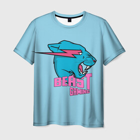 Мужская футболка 3D с принтом Mr Beast Gaming Full Print в городе Новоалтайск, 100% полиэфир | прямой крой, круглый вырез горловины, длина до линии бедер | gamer | games | gaming | mr beast | mrbeast | youtube | арты | игры | мистер бист | ютуберы