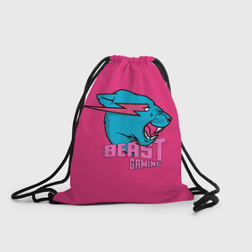 Рюкзак-мешок 3D с принтом Mr Beast Gaming Full Print (Pink edition) в городе Новоалтайск, 100% полиэстер | плотность ткани — 200 г/м2, размер — 35 х 45 см; лямки — толстые шнурки, застежка на шнуровке, без карманов и подкладки | gamer | games | gaming | mr beast | mrbeast | youtube | блогеры | игры | мистер бист | ютуберы