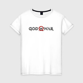 Женская футболка хлопок с принтом ЛОГО GOD OF WAR, БОГ ВОЙНЫ СИМВОЛ в городе Новоалтайск, 100% хлопок | прямой крой, круглый вырез горловины, длина до линии бедер, слегка спущенное плечо | ascension | betrayal | chains of olympus | cratos | ghost of sparta | god of war | hack and slash | kratos | logo | ragnarok | rune | бог войны | год ов вар | год оф вар | игра | иероглифы | кратос | лого | логотип | рагнарёк | руны | символы | эмблема