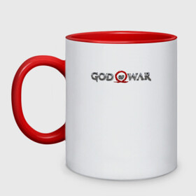 Кружка двухцветная с принтом ЛОГО GOD OF WAR, БОГ ВОЙНЫ СИМВОЛ в городе Новоалтайск, керамика | объем — 330 мл, диаметр — 80 мм. Цветная ручка и кайма сверху, в некоторых цветах — вся внутренняя часть | ascension | betrayal | chains of olympus | cratos | ghost of sparta | god of war | hack and slash | kratos | logo | ragnarok | rune | бог войны | год ов вар | год оф вар | игра | иероглифы | кратос | лого | логотип | рагнарёк | руны | символы | эмблема