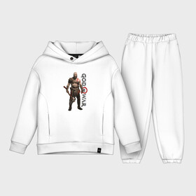 Детский костюм хлопок Oversize с принтом КРАТОС, БОГ ВОЙНЫ   GOD OF WAR в городе Новоалтайск,  |  | ascension | betrayal | chains of olympus | cratos | ghost of sparta | god of war | hack and slash | kratos | logo | ragnarok | rune | бог войны | год ов вар | год оф вар | игра | иероглифы | кратос | лого | логотип | рагнарёк | руны | символы | эмблема