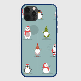 Чехол для iPhone 12 Pro Max с принтом Новый Гoд в городе Новоалтайск, Силикон |  | 2022 | гном | год | дед | зима | мишка | мороз | новый | пингвин | праздик | рождество | снеговик | узор