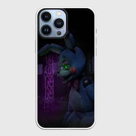 Чехол для iPhone 13 Pro Max с принтом BONNIE | BROKEN в городе Новоалтайск,  |  | Тематика изображения на принте: bonnie | broken | fnaf | old | toy | кролик | неон | сломанный | старый