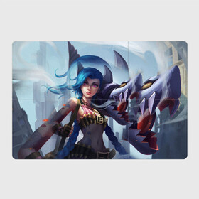 Магнитный плакат 3Х2 с принтом ЛИГА ЛЕГЕНД ДЖИНКС JINX в городе Новоалтайск, Полимерный материал с магнитным слоем | 6 деталей размером 9*9 см | Тематика изображения на принте: akali | arcane | fan | fan art | hero | jinx | kda | kda mas | league of legends | lol | moba | акали | аркейн | герой | джинкс | кда | лига легенд | лол | моба