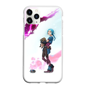 Чехол для iPhone 11 Pro Max матовый с принтом Малышка Джинкс | Bomb Girl в городе Новоалтайск, Силикон |  | Тематика изображения на принте: arcane | arcane league of legends | cartoon | jinx | league of legends | mult | stim punk | stimpunk | аркеин | аркейн | джинкс | мульт | мультик | паудер | порох | психопатка | синеголовая | синий хвост | стим панк | стимпанк