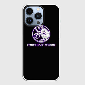 Чехол для iPhone 13 Pro с принтом Monkeys mood в городе Новоалтайск,  |  | африка | бивни | гибон | животные | злой | злость | индия | лапы | лианы | настроение | неон | неоновые принты | обезьяна | природа | саванна | светящиеся | сердится