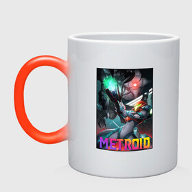 Кружка хамелеон с принтом Arm Cannon | Poster | Metroid Dread в городе Новоалтайск, керамика | меняет цвет при нагревании, емкость 330 мл | Тематика изображения на принте: arm cannon | game | logo | mercurysteam | metroid | metroid dread | metroid fusion | samus aran | игра | компьютерная игра | лого | логотип | метроид | метроид дреад | мэтроид | мэтройдо дореддо | самус аран | эмблема