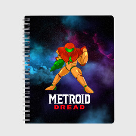Тетрадь с принтом Varia Suit 2D | Metroid в городе Новоалтайск, 100% бумага | 48 листов, плотность листов — 60 г/м2, плотность картонной обложки — 250 г/м2. Листы скреплены сбоку удобной пружинной спиралью. Уголки страниц и обложки скругленные. Цвет линий — светло-серый
 | game | mercurysteam | metroid | metroid dread | metroid fusion | samus aran | varia | varia feature | varia suit | вариа | вариа костюм | игра | компьютерная игра | метроид | метроид дреад | мэтроид | мэтройдо дореддо | самус аран | свой