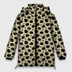 Женская зимняя куртка Oversize с принтом Шкура Леопарда (Leopard) в городе Новоалтайск, верх — 100% полиэстер; подкладка — 100% полиэстер; утеплитель — 100% полиэстер | длина ниже бедра, силуэт Оверсайз. Есть воротник-стойка, отстегивающийся капюшон и ветрозащитная планка. 

Боковые карманы с листочкой на кнопках и внутренний карман на молнии | Тематика изображения на принте: jaguar | leopard | ocelot | predator | гепард | дикая кошка | животное | зверь | кот | леопард | леопардовые пятна | оцелот | хищная кошка | хищник | ягуар